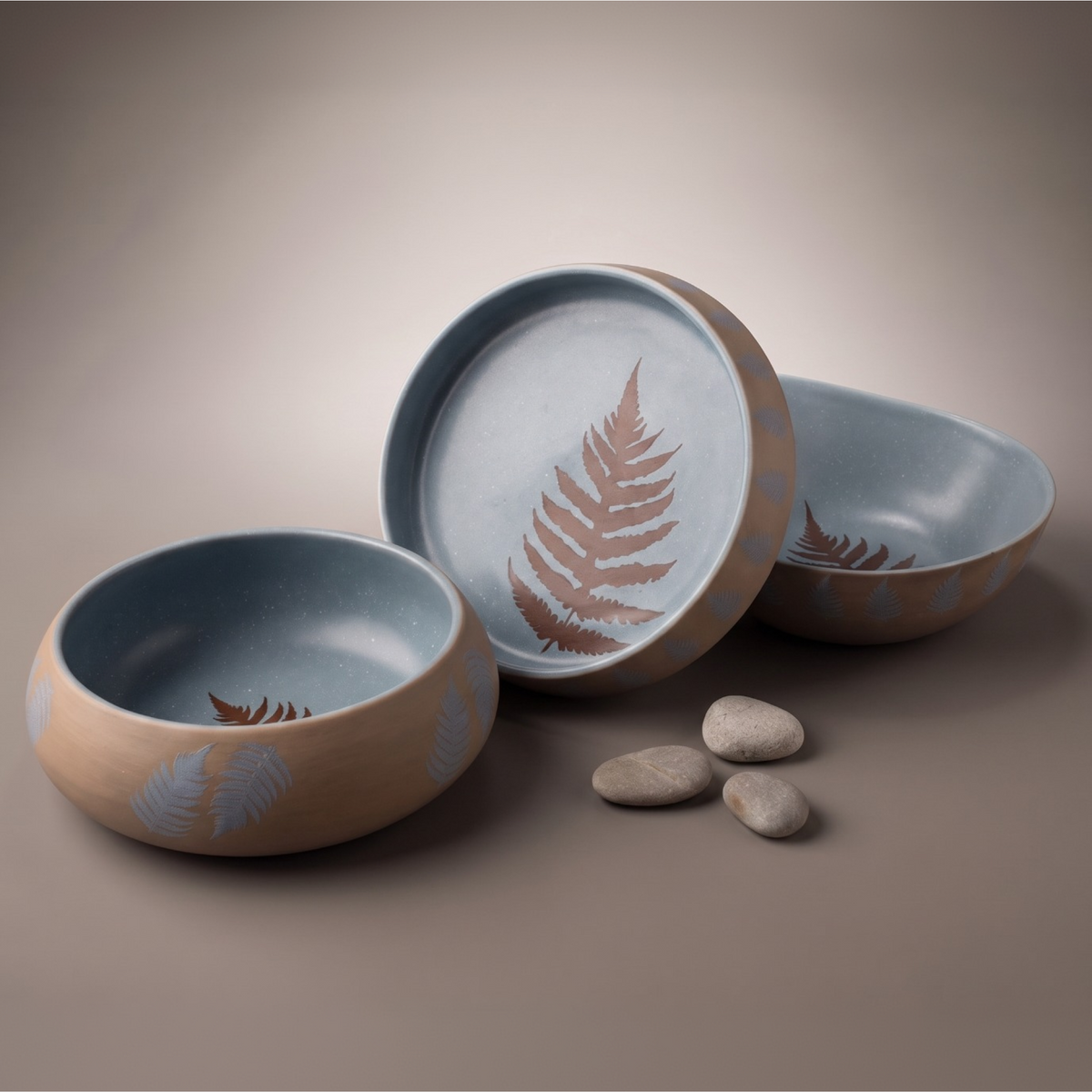 Dual Tone serving bowls (set of 3)