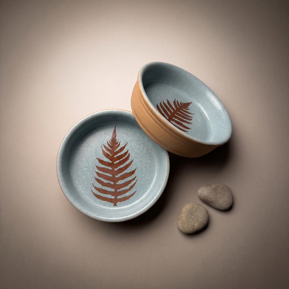 Dual Tone tapas plate (set of 4)