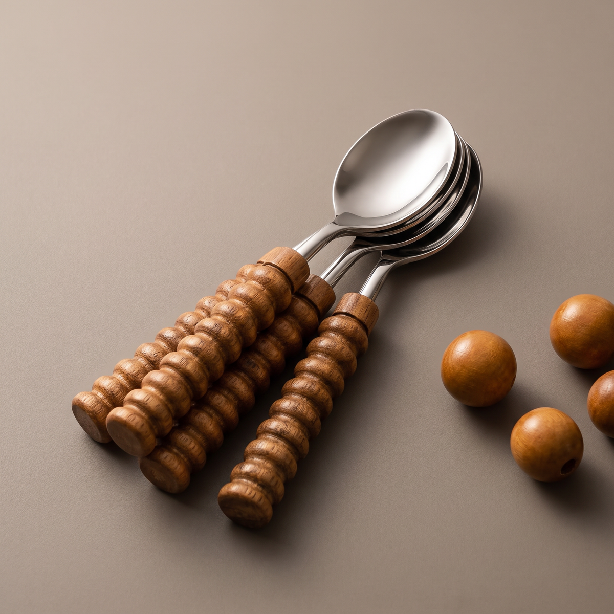 Wood coffee spoons (set of 6)
