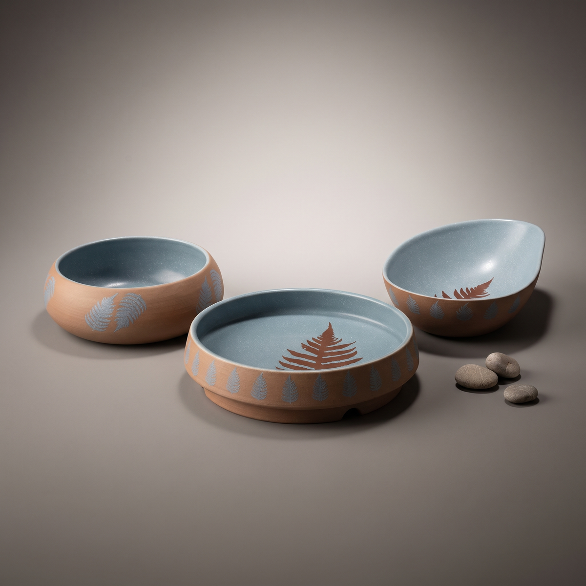 Dual Tone serving bowls (set of 3)
