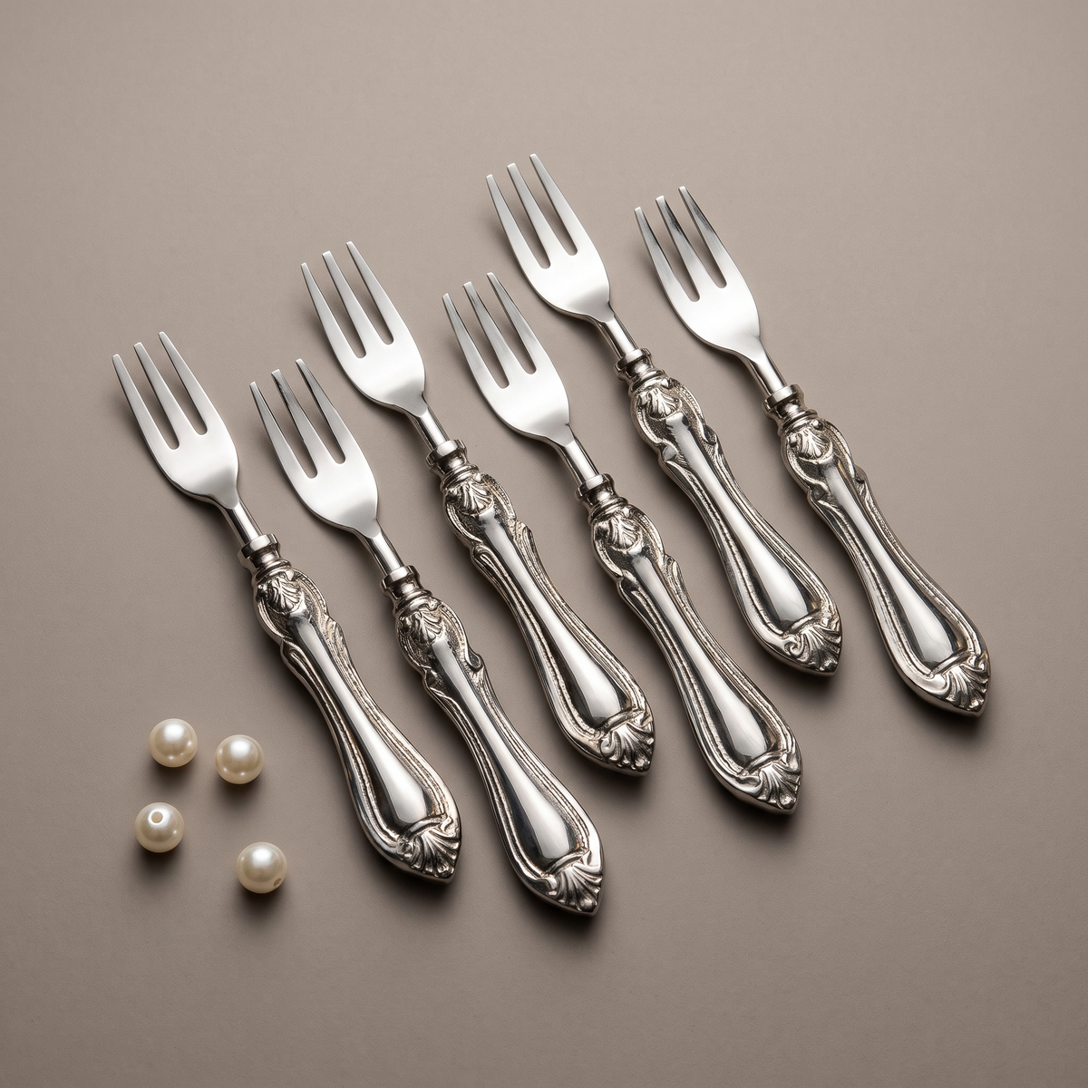 Vintage cocktail forks (set of 6)