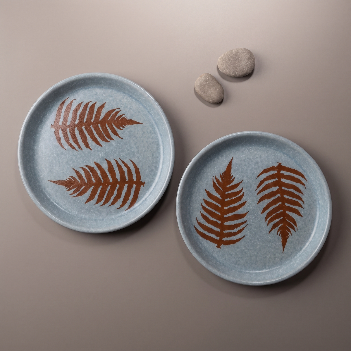 Dual Tone cocktail plates (set of 2)