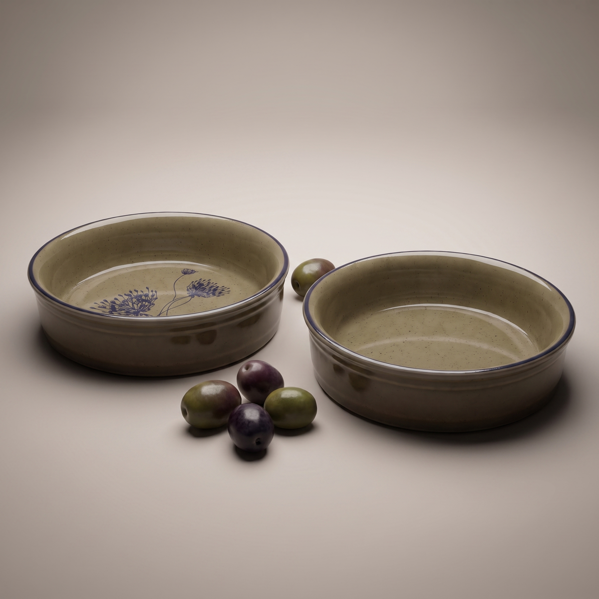 Olive & Dandelion tapas plates (set of 4)