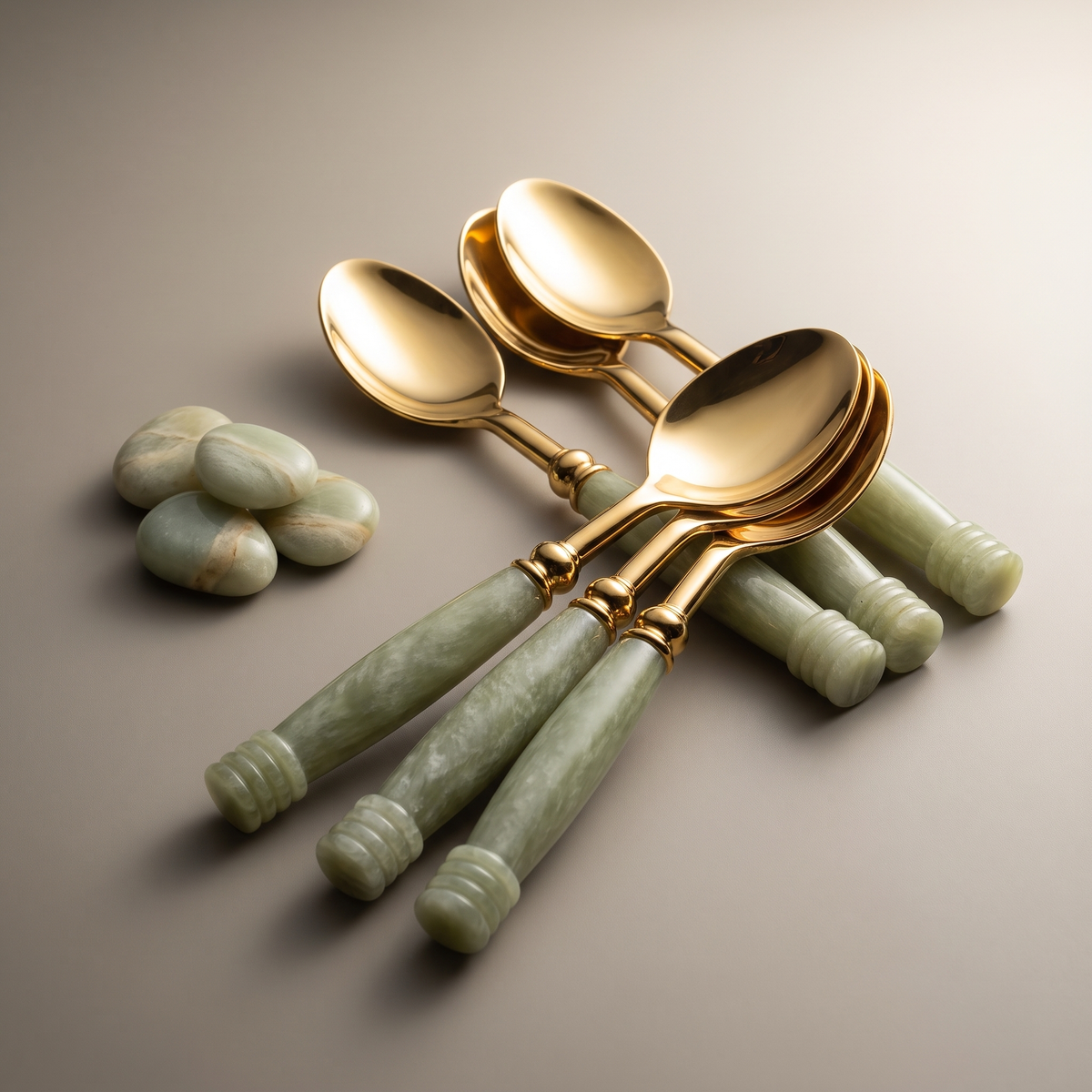 Jade coffee spoons (set of 6)