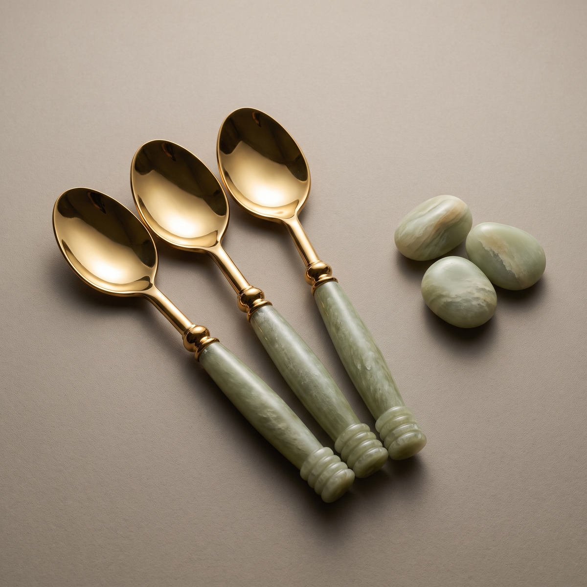 Jade coffee spoons (set of 6)
