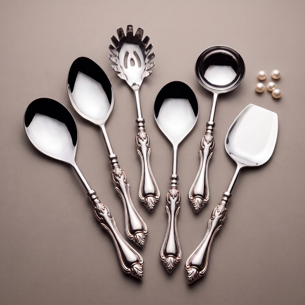 Vintage serving set of 6