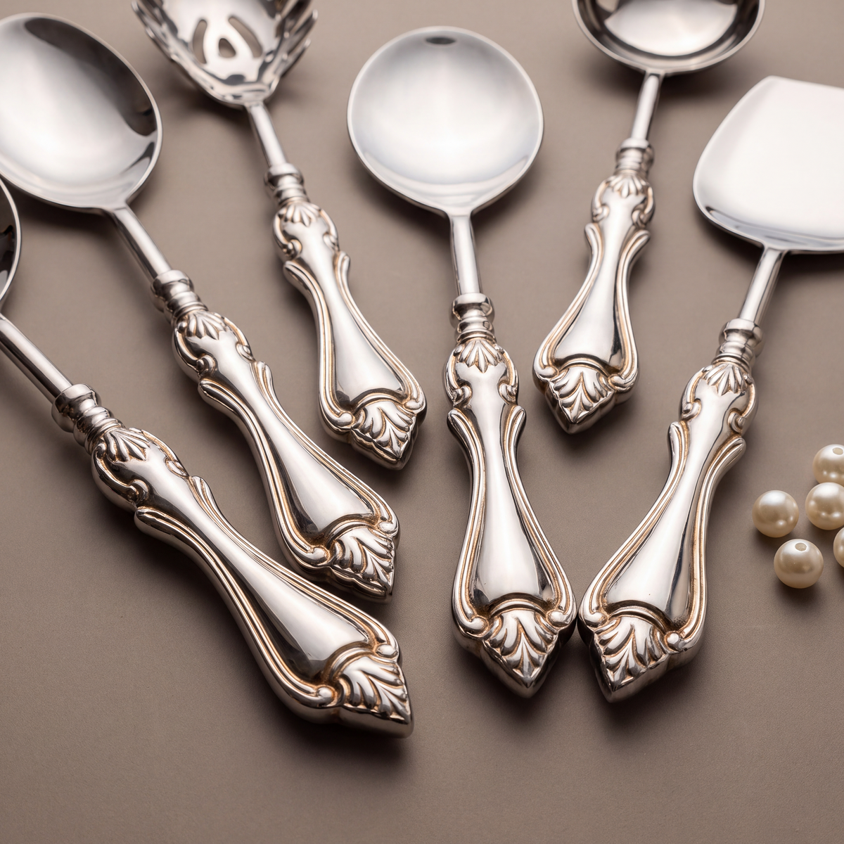 Vintage serving set of 6