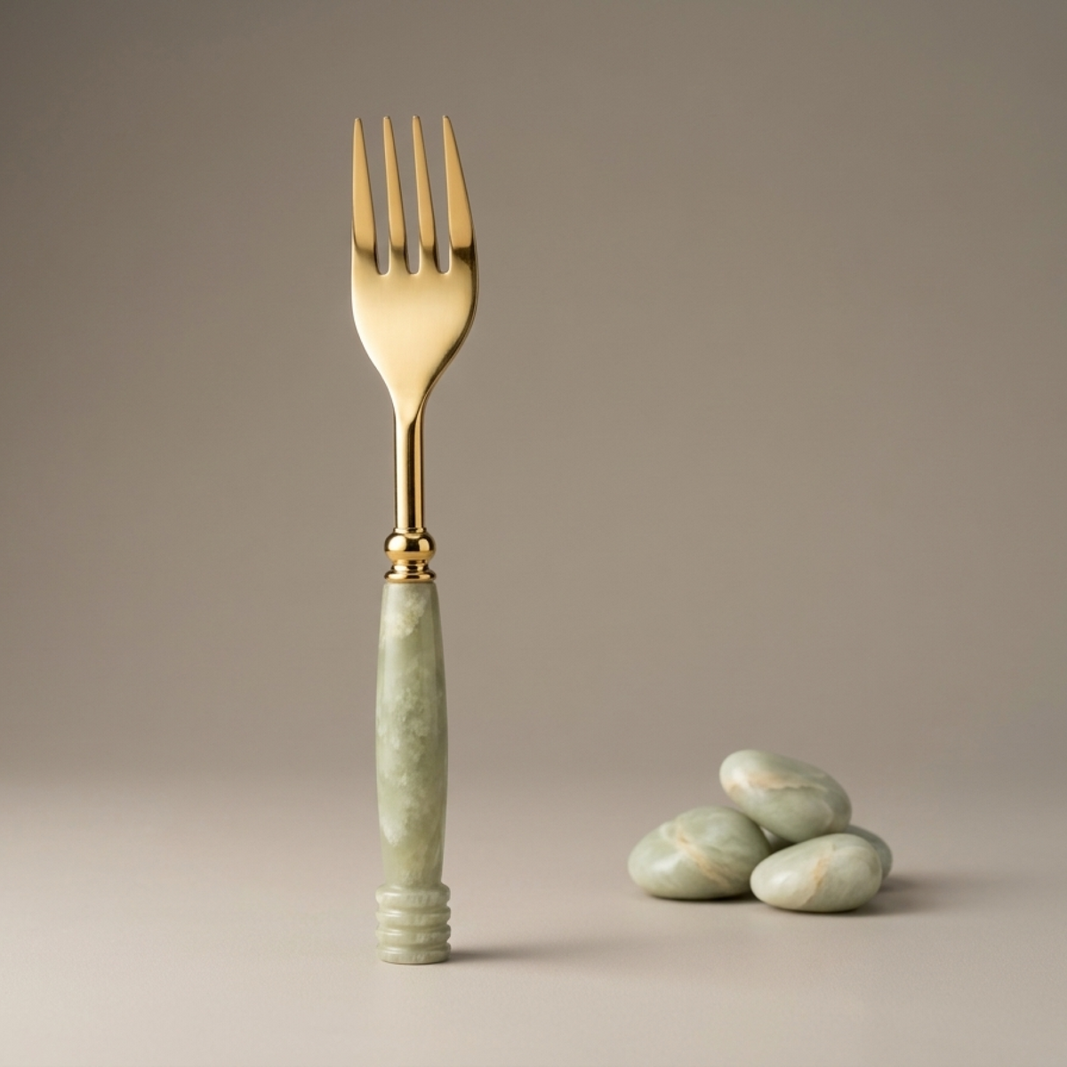 Jade dinner spoons & forks (set of 12)