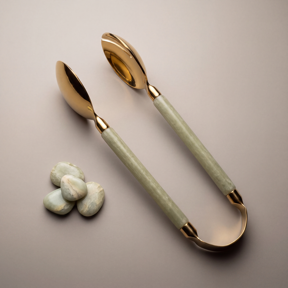 Jade pastry tong
