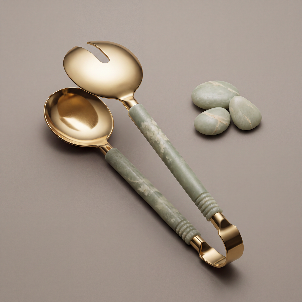 Jade pastry tong