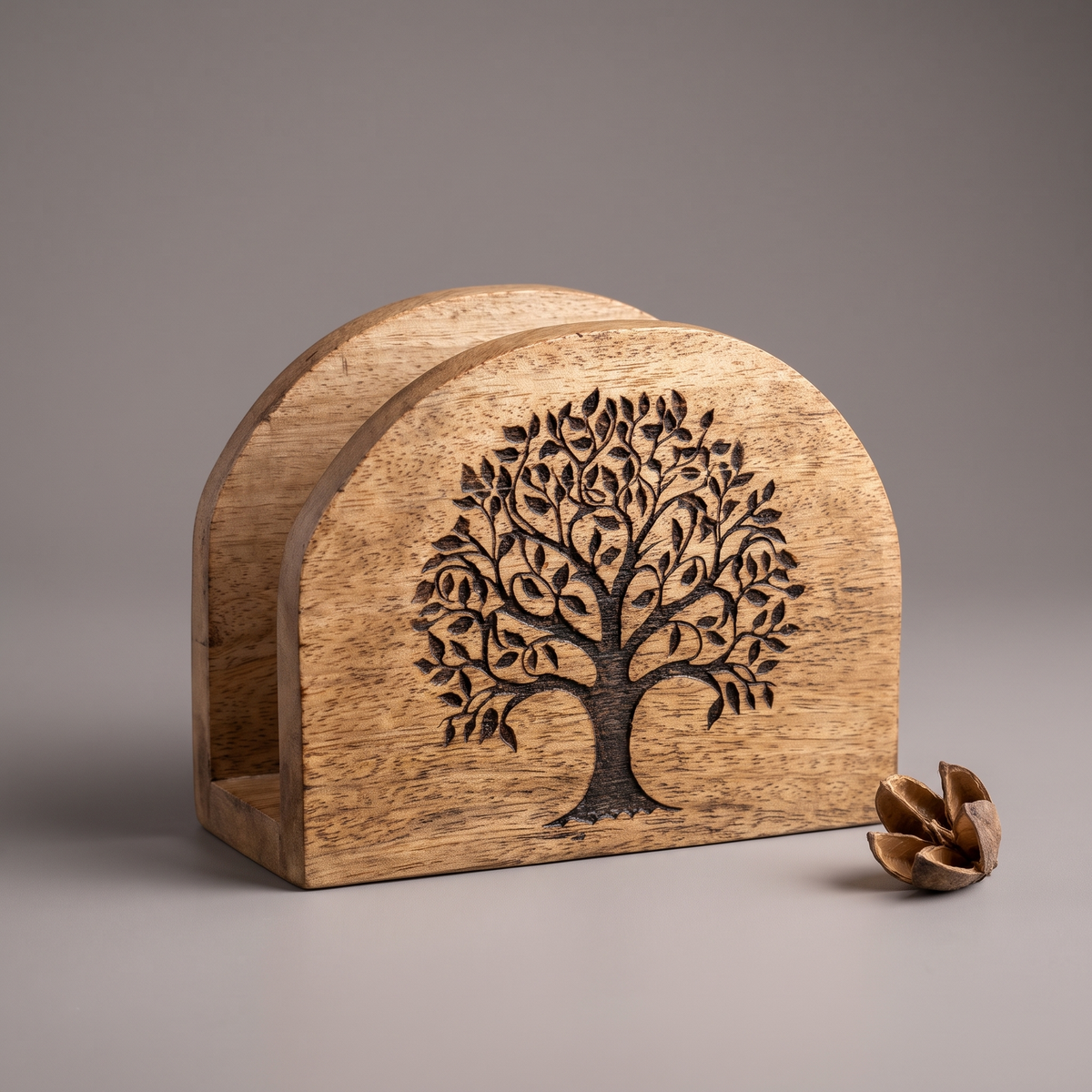Black Tree of Life napkin stand
