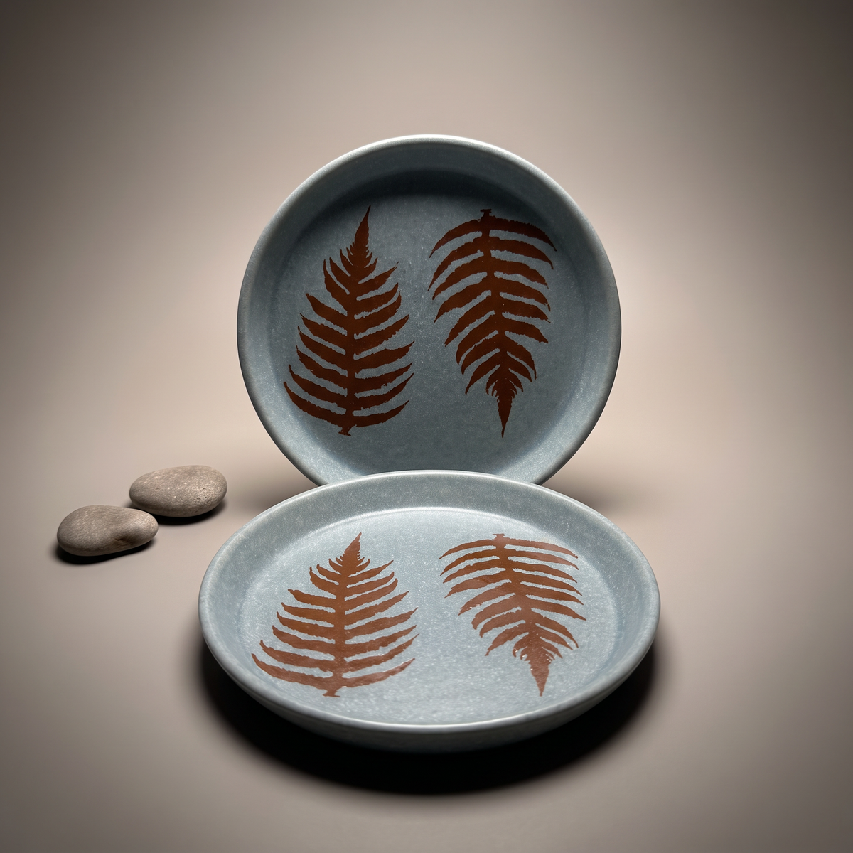 Dual Tone cocktail plates (set of 2)