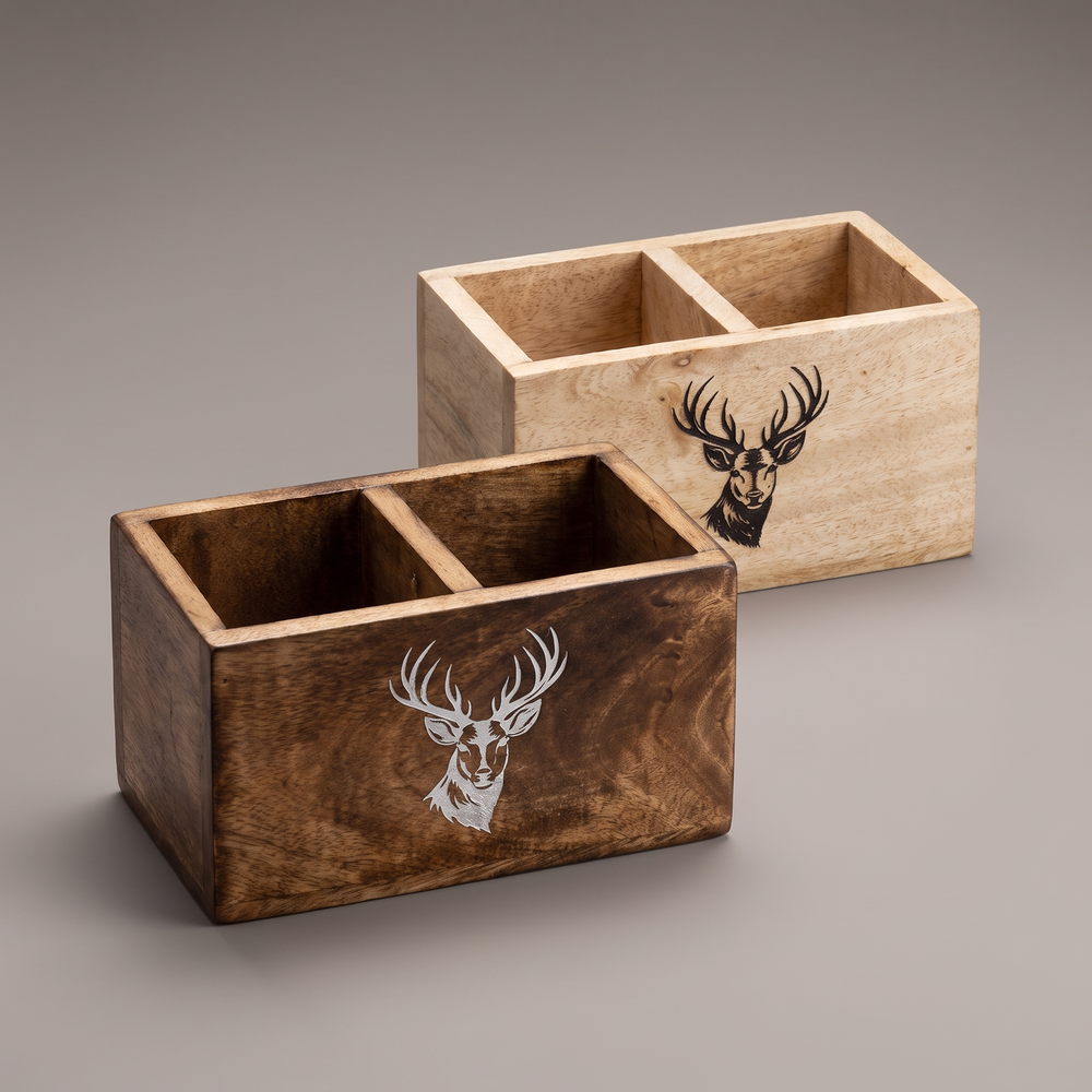 White Reindeer remote box