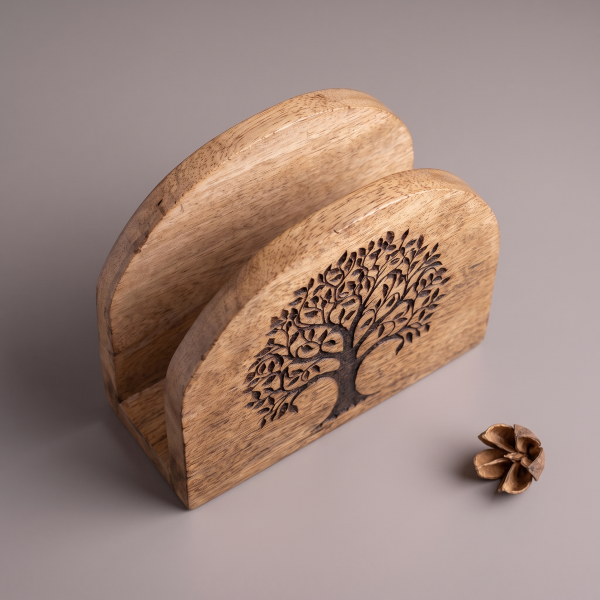 Black Tree of Life napkin stand