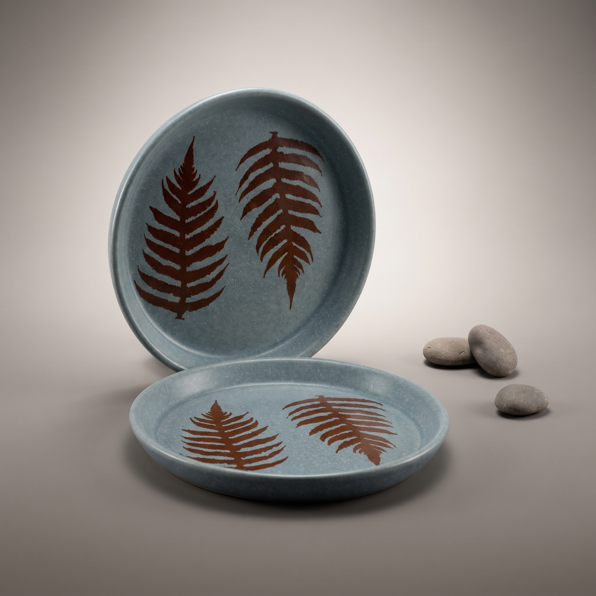 Dual Tone cocktail plates (set of 2)
