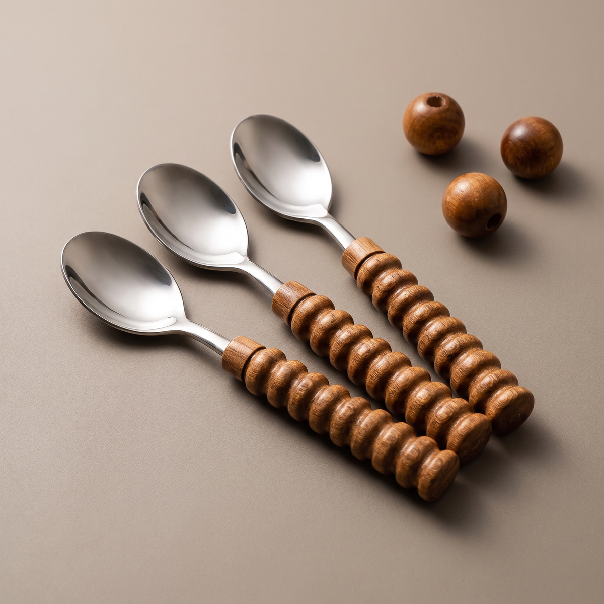 Wood coffee spoons (set of 6)