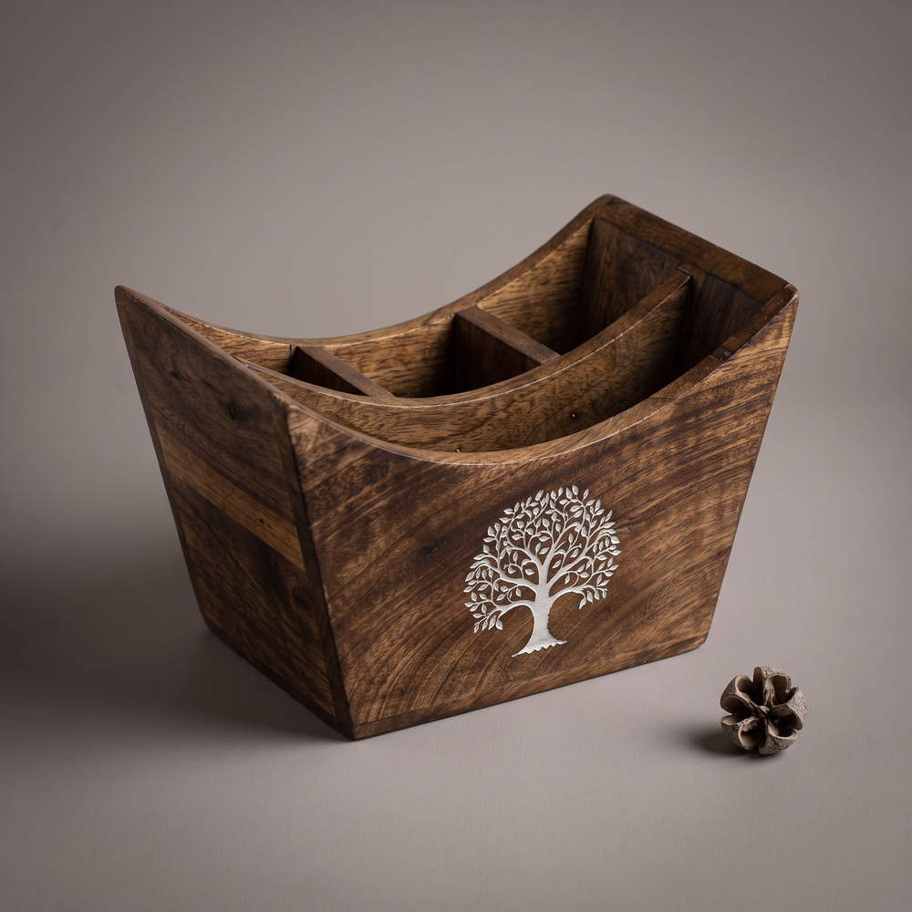 White Tree of Life cutlery caddy