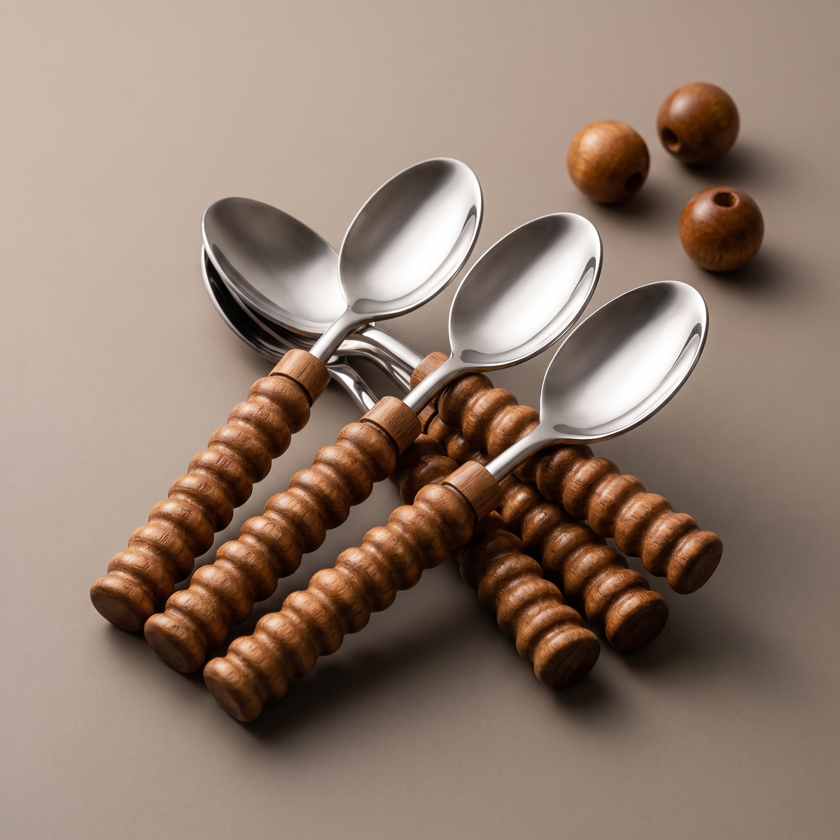 Wood coffee spoons (set of 6)