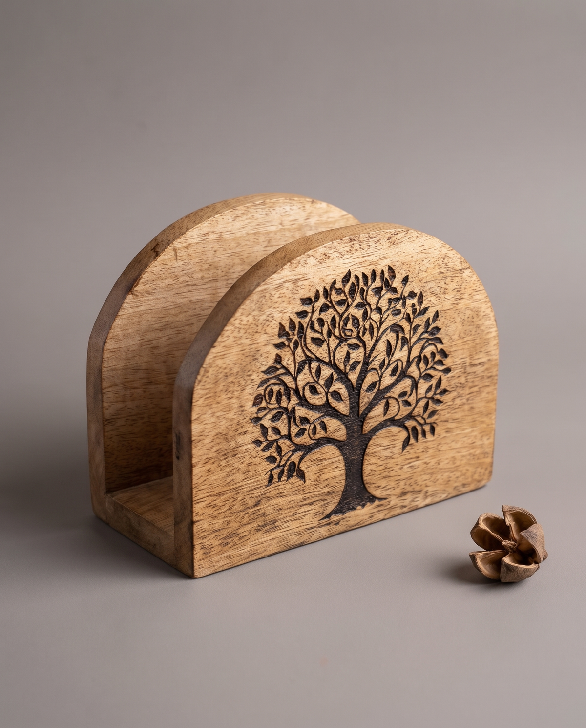 Black Tree of Life napkin stand
