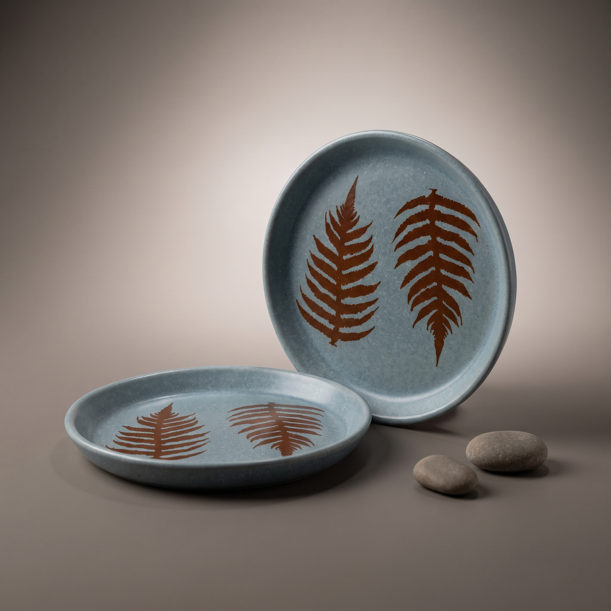 Dual Tone cocktail plates (set of 2)