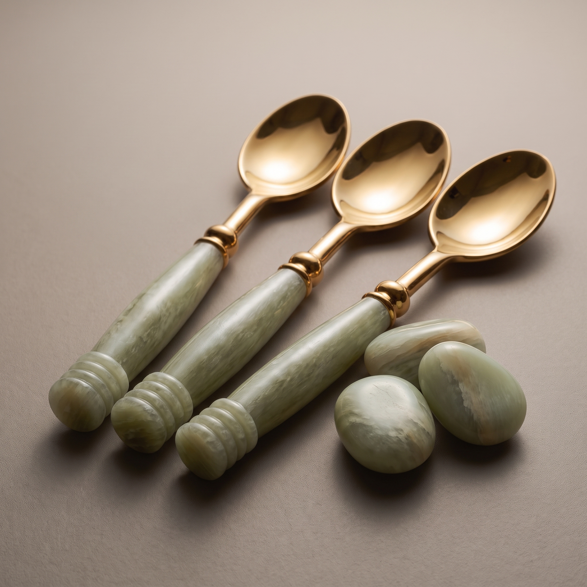 Jade coffee spoons (set of 6)