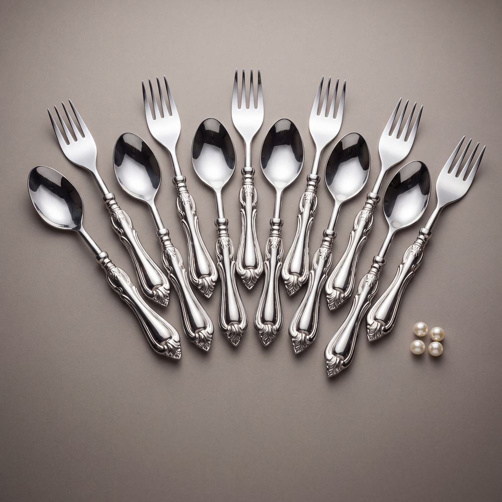 Vintage dinner spoons & forks (set of 12)